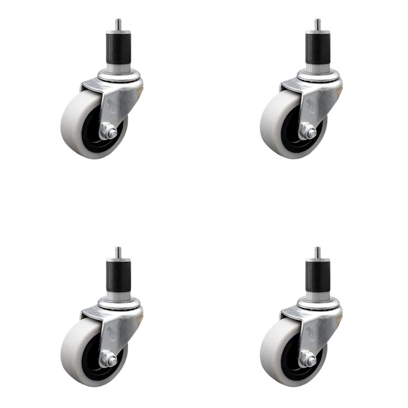 Roulettes extensibles en caoutchouc thermoplastique