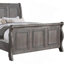 Lit à panneau gris avec tête de lit FB 1Pc-1676464581