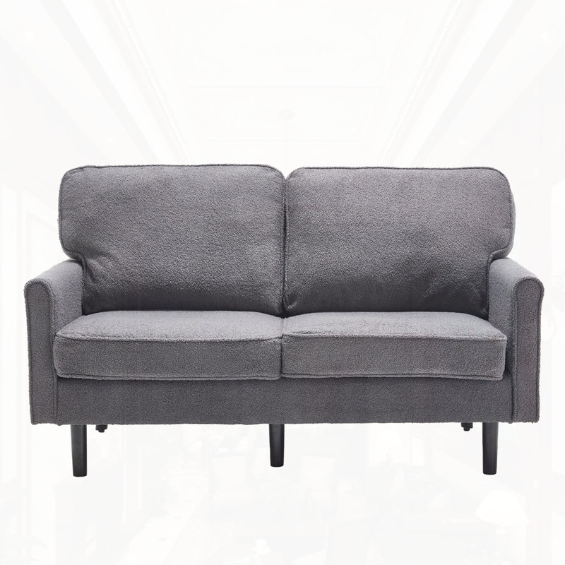 Causeuse moderne Mid-Century, Gris