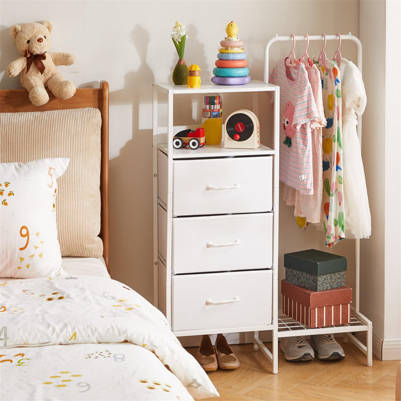71.5cm W 3 - Drawer Chest of Drawers, White