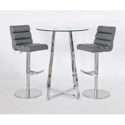 Sharla 3 Piece Pub Table Set