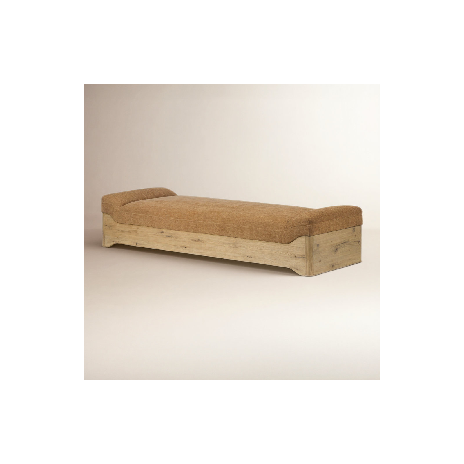 Mariano Oversized Wood Chaise Lounge