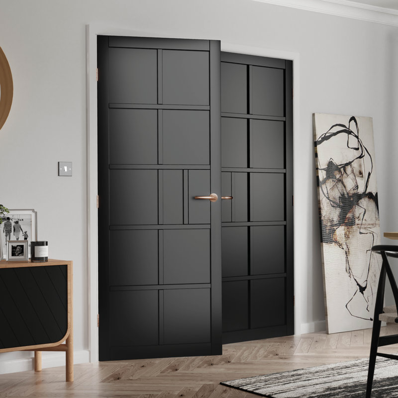 Plaza Internal Door Prefinished, 198.1 cm H x 61 cm W x 3.5 cm D