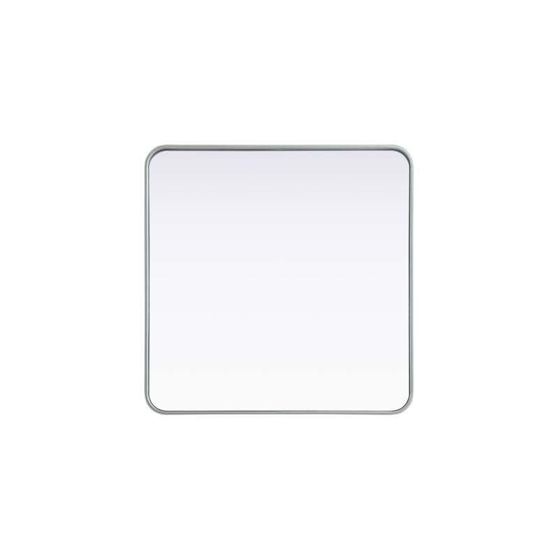 Miroir Erath, Argent argent, 30 po x 30 po