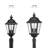 Edgewater 4-Light Post Top/Pier Mount Outdoor Aluminum Lantern