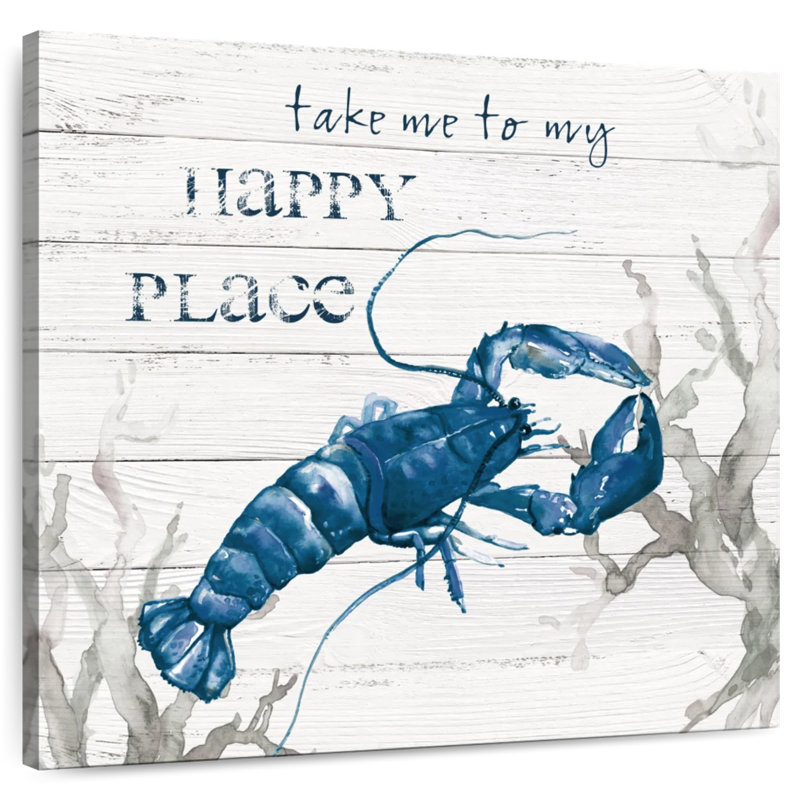 Homard Happy Place, H 20 po x l 20 po