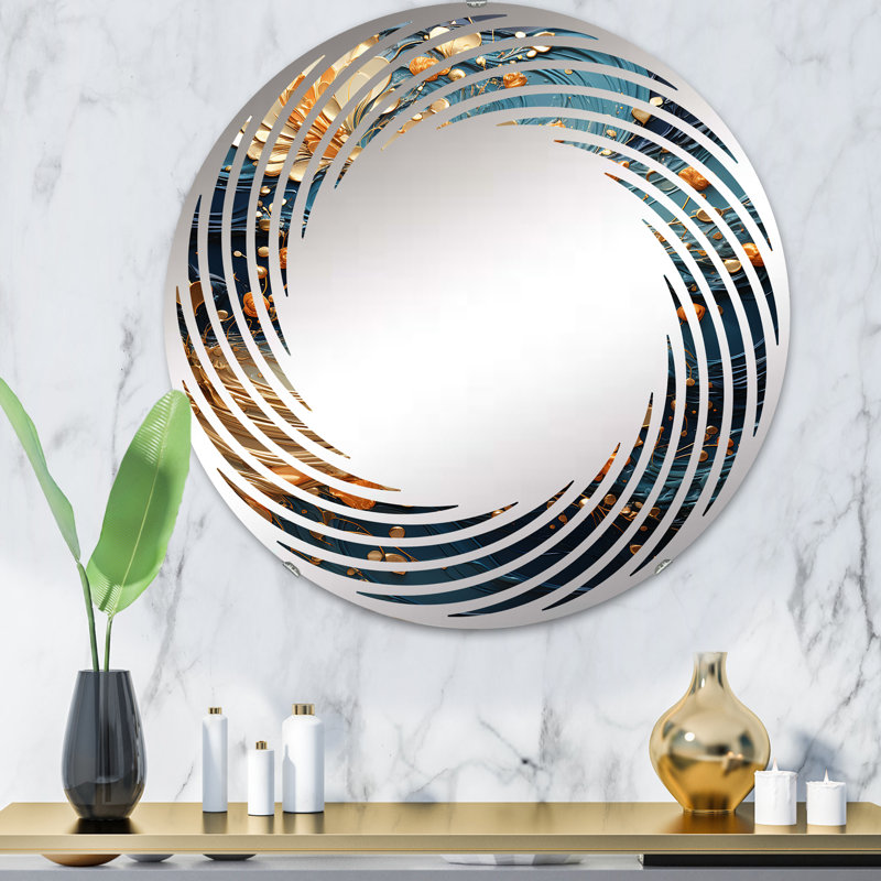 Akine Circle Mirror, 31.4" x 31.4"