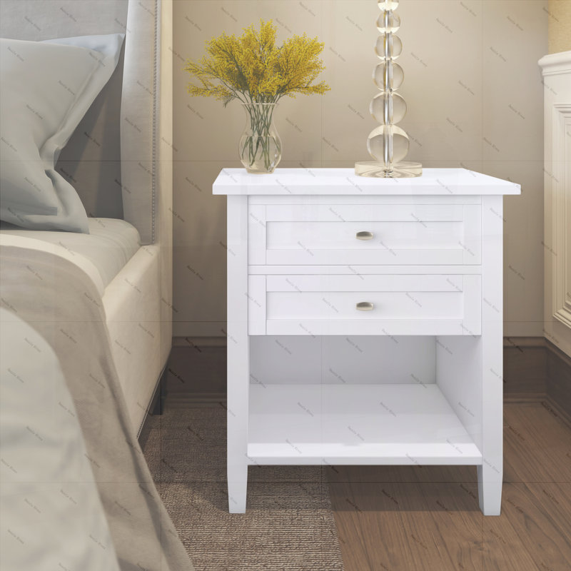 Warm Shaker - Table de chevet - Blanc