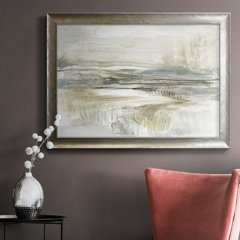 Toile encadrée de qualité supérieure Stark Neutral Landscape II - prête à être accrochée, H 16 po x l 20 po