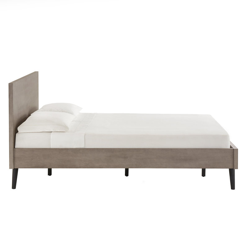 Lit plateforme Macedo Mid-Century, Grand