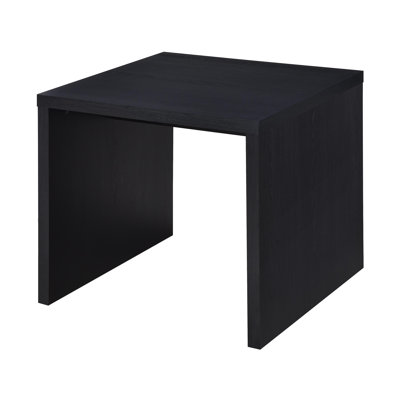 23.9" W Contemporary End Table, Black