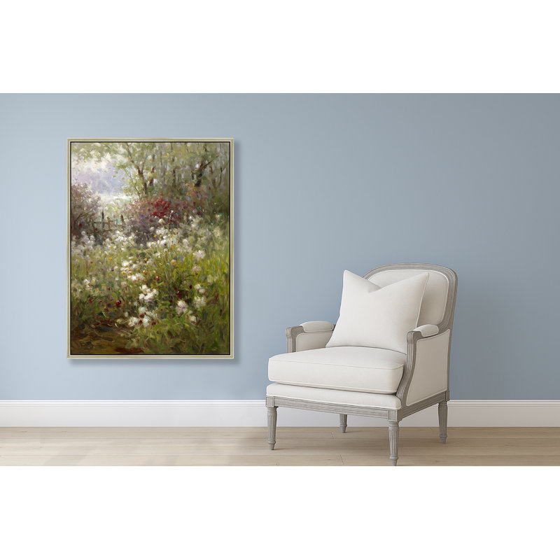 Whispers By The Fence Print, Brown, 74" H x 50" W