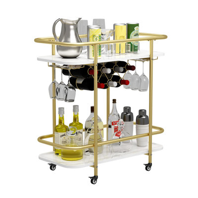 Anooj Metal Bar Cart