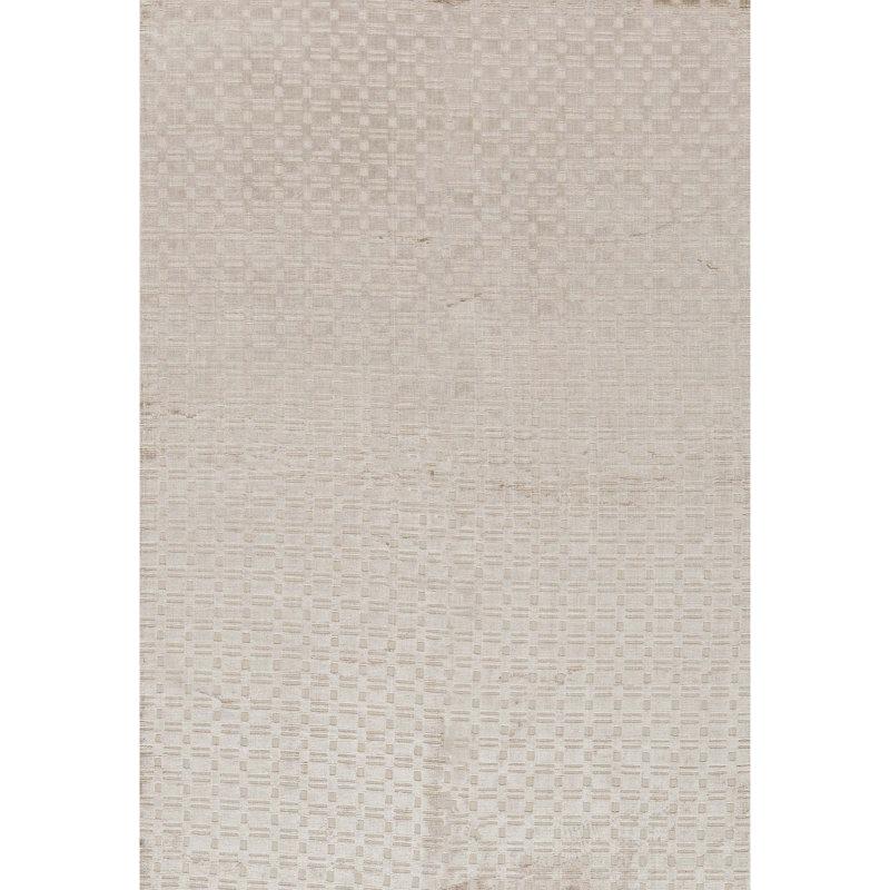 Geometric Area Rug in Camel