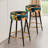 Beley - Animal Print Bar Stools Set Of 2