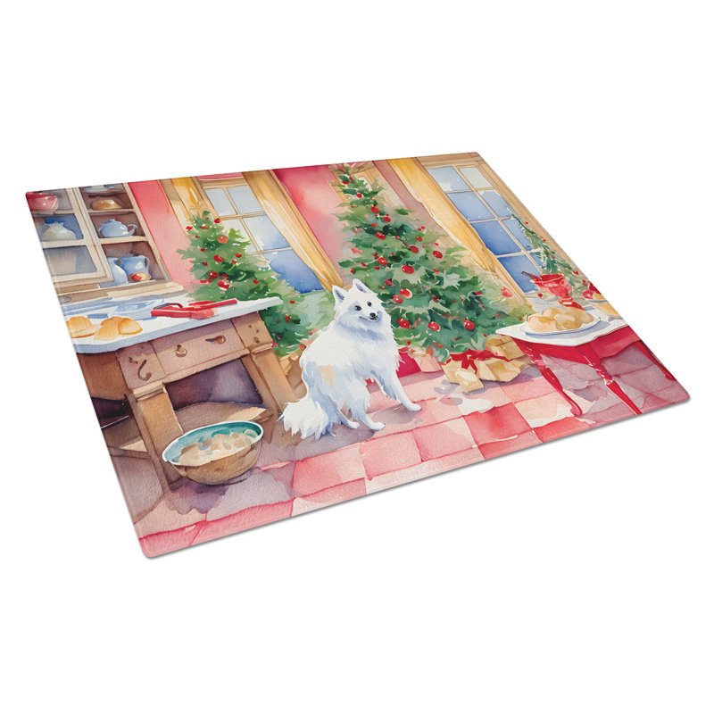 Planche à découper en verre pour biscuits de Noël japonais