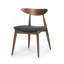 5-Piece Dining Table Set, 1 Table 4 Chairs, Rubberwood Frame, Ergonomic Backrest, Soft Cushioned Chairs