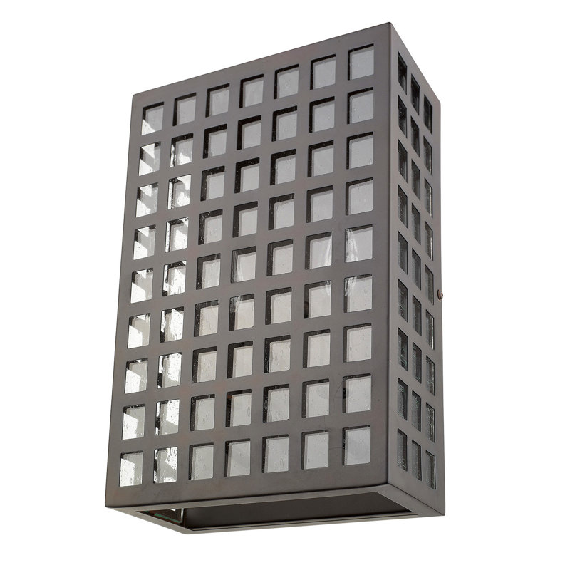 Plafonnier encastré d'extérieur 2 lumières Hobbs, Bronze huilé