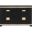 Commode noire / dorée