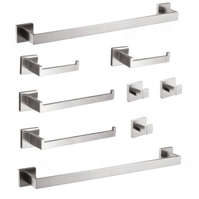 9 - Piece Bathroom Hardware Set