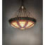 62" Wide Fleur-De-Lis Inverted Pendant