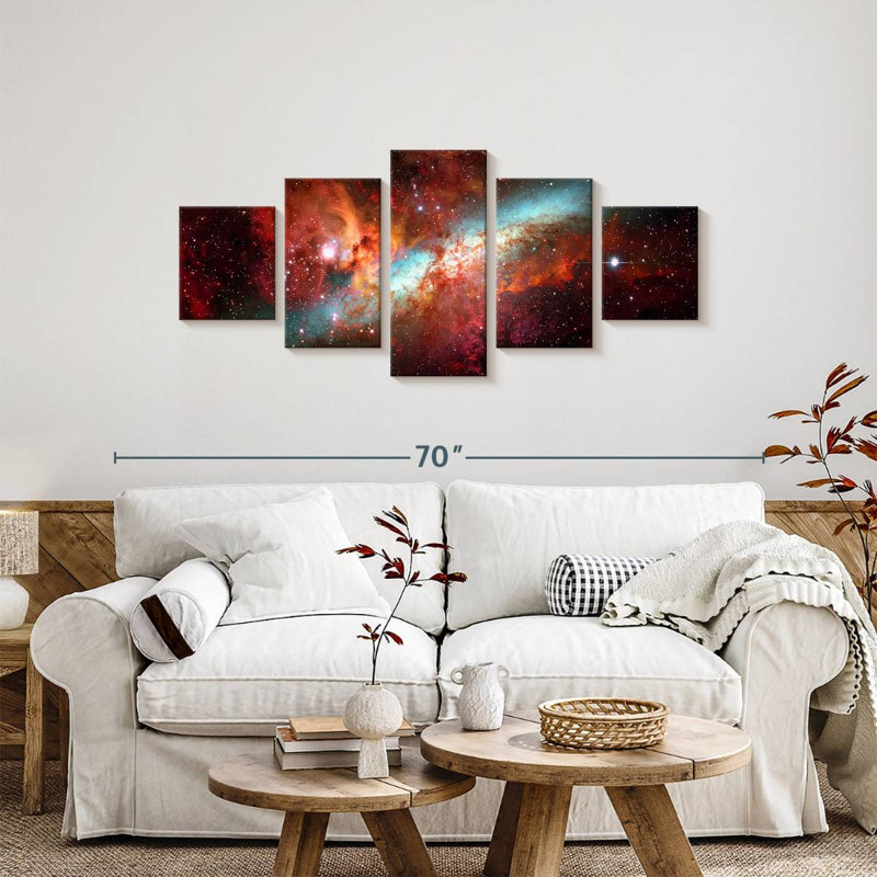 Galaxy Nebula, 24" H x 55" W
