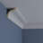 3 1/2"H x 3 3/8"P x 4 7/8"F x 94 1/2"L Holmdel Traditional Smooth Crown Moulding