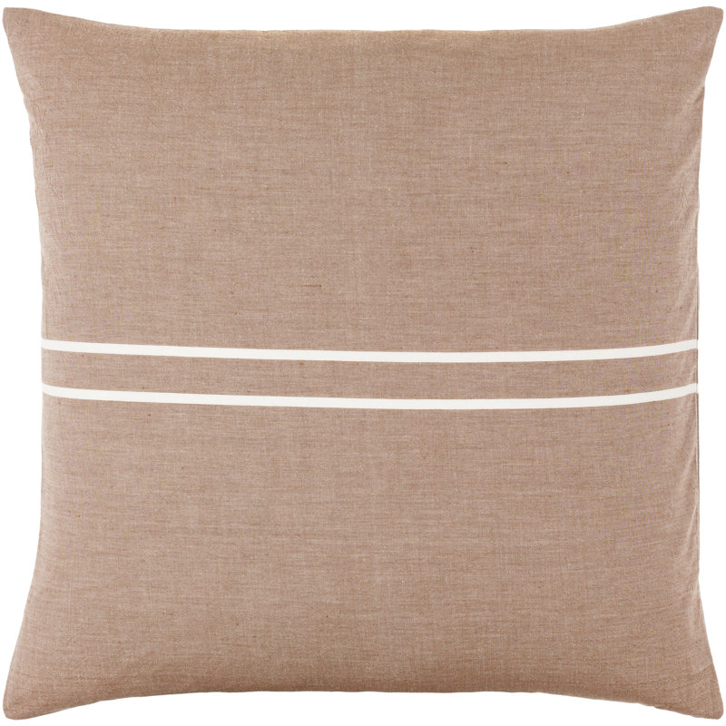 Coussin décoratif avec bourre Wautoma, H 18 po x l 18 po, Housse de coussin seulement - sans coussin, Jaune