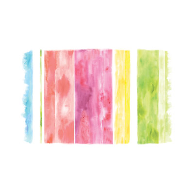 Neon Stripes - Wrapped Canvas Art Prints