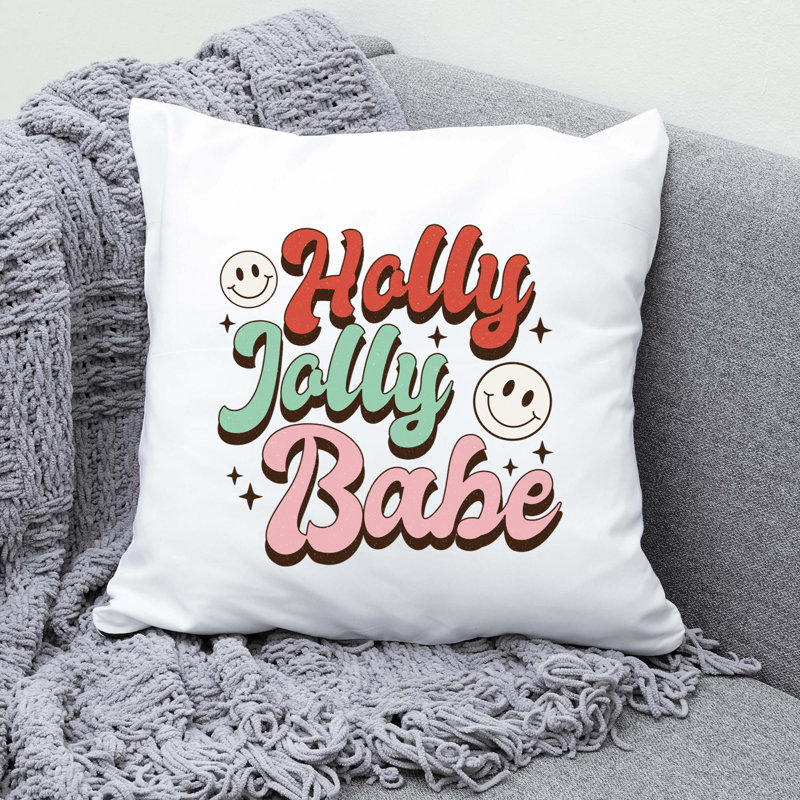 Christmas-1_1 Reversible Throw Pillow, 14" x 14"