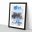 Lake Matheson in New Zealand - Picture Frame Painting Print-56741186-56741187