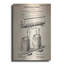 «Beer Barrel Vintage Abstract Blueprint» par Luxe Metal Portfolio-743370033