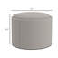Table basse ronde avec repose-pieds et plateau rabattable