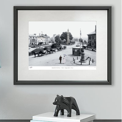 Barnstaple, The Square 1912 - Single Picture Frame Print