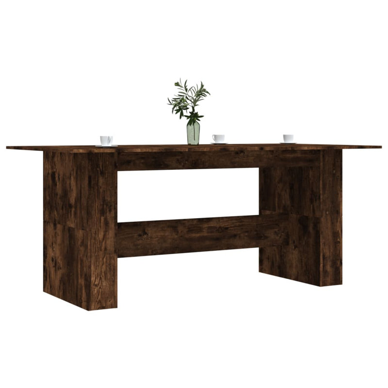 Aelia Dining Table, Smoked Oak