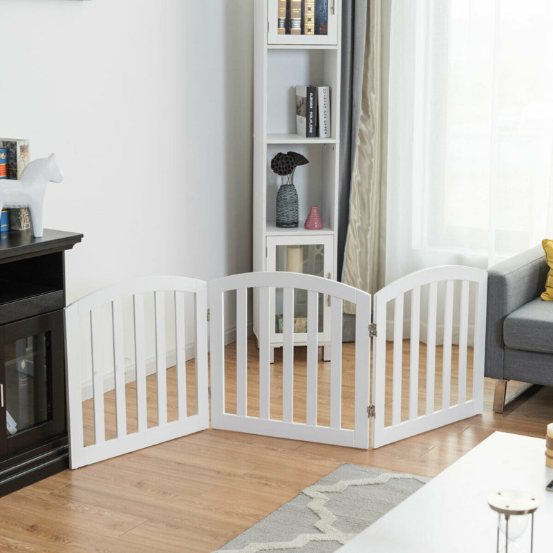 Mattingly Wood Free Standing Pet Gate