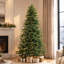Arbre de Noël épinette pré-éclairé-1680665440
