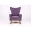 Chaise berçante en bois massif et manufacturé-91886262