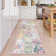 Kaldi Pink Floral Machine Washable Area Rug for Living Room & Bedroom
