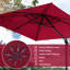 Parasols de patio en porte-à-faux de 10 x 10 pi - Mise à niveau et intensification - avec rotation à 360 ° et ajustement de 5 angles - Parasol de piscine carré en aluminium pour terrasse de jardin-105291669