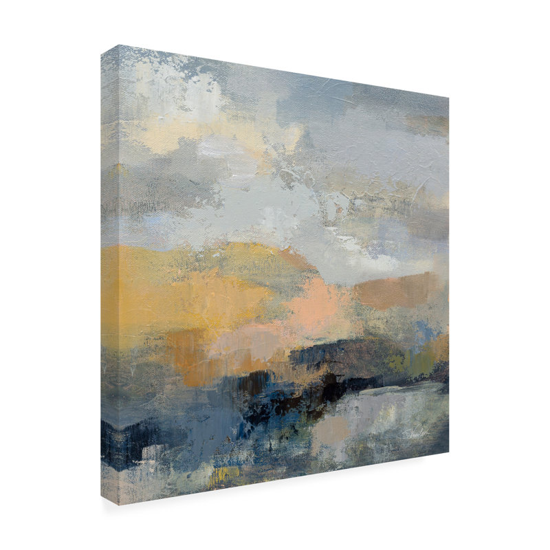 Art sur toile Silvia Vassileva Dusk I, H 14 po x l 14 po x P 2 po