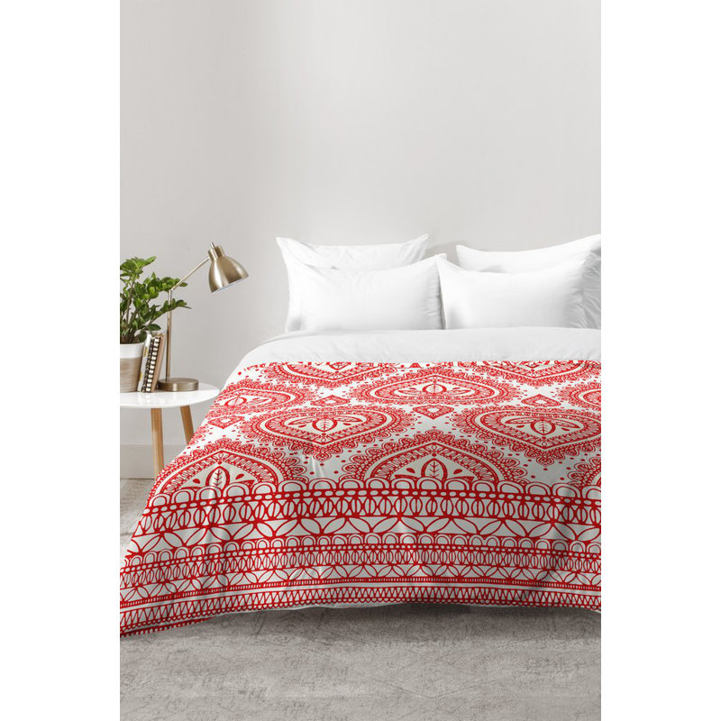 Modern & Contemporary Damask Comforter, Full/Queen Comforter + 2 Standard Shams