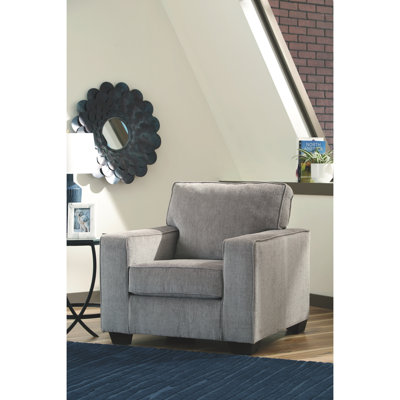 New Britain 38" Wide Chenille Armchair by Red Barrel Studio