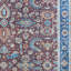 Tapis de cabernet/bleu intérieur tissé à la machine en polyester kerman Hallsville-1683107964