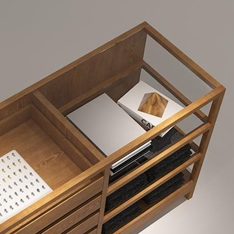 Armoire pour îlot central de style rétro, H 35,43 po x l 78,74 po x P 21,65 po