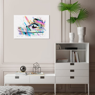 Tarique artistique Sneaker Holo sur toile
