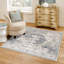 Tapis oriental bleu foncé, beige, ivoire et gris Arkeen-612710060