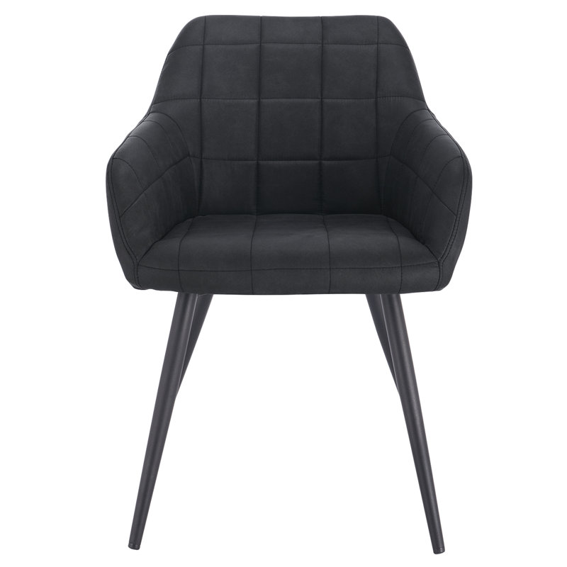 Pretor Upholstered Dining Chair, Anthracite