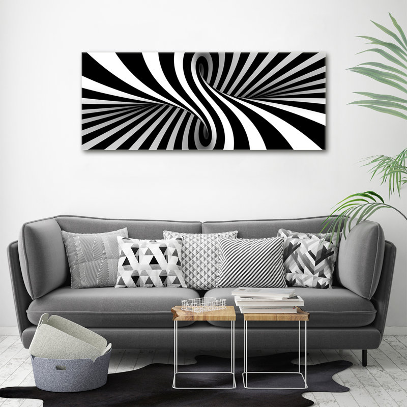 Swirl Abstraction - No Frame Print on Canvas