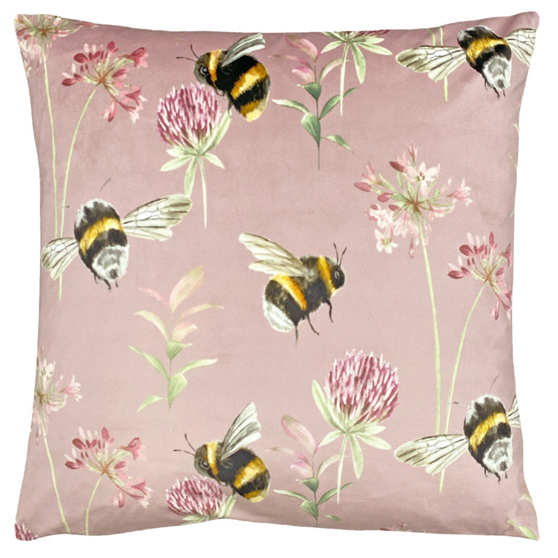 Floral Square Throw Pillow Cover
